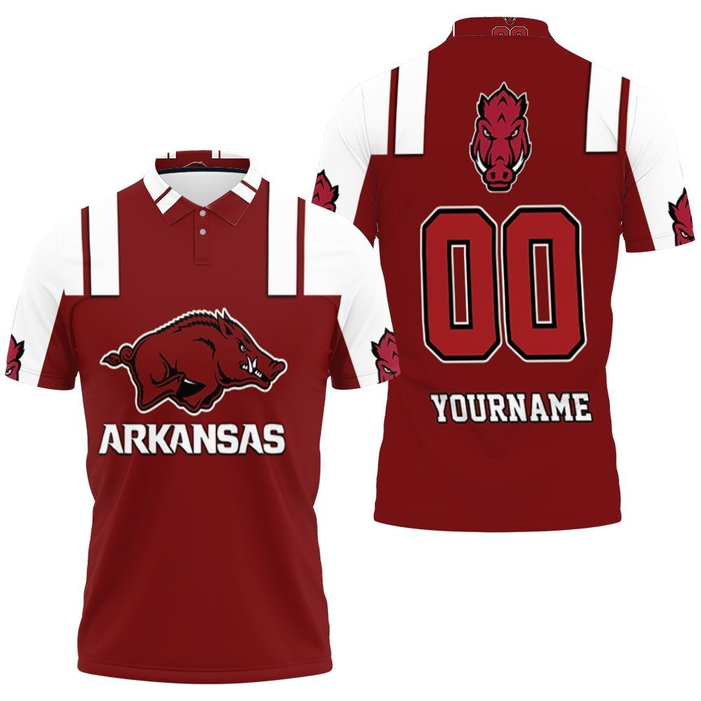 Ncaa Arkansas Razorbacks For Razorbacks Fans Personalized Polo Shirt All Over Print Shirt 3d T-shirt