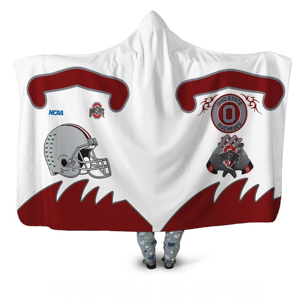 Ncaa Ohio State Buckeyes For Buckeyes Fan Jersey Hooded Blanket 3d Polo Shirt Jersey All Over Print Shirt 3d T-shirt