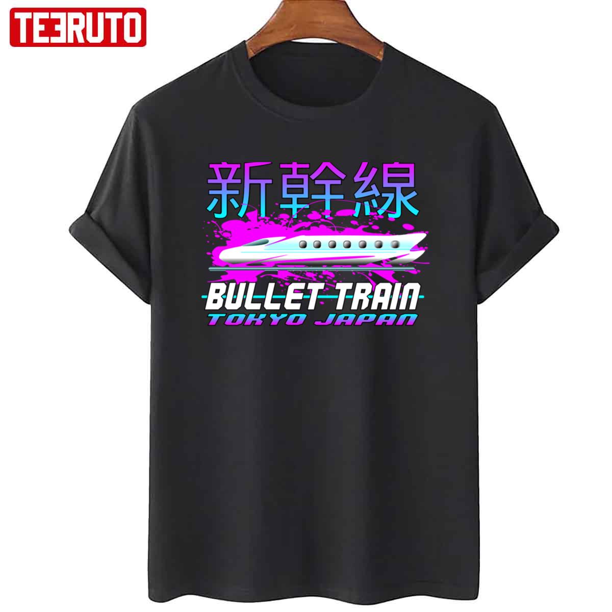 Neon Bullet Train Tokyo Japan Unisex T-Shirt