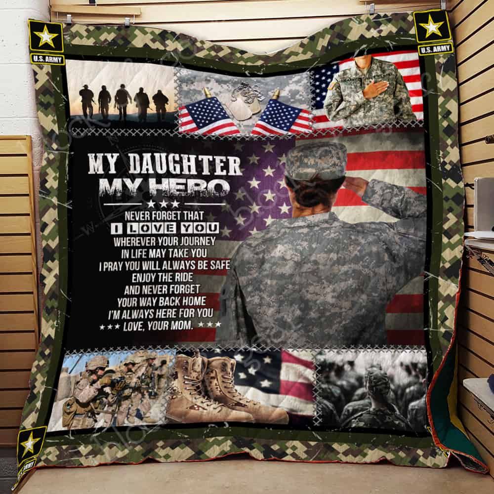 Never Forget That I Love You Personalized Quilt Blanket