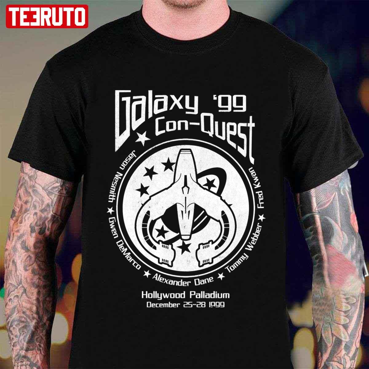 Never Give Up Wristband Needed For Reentry Glaxy ’99 Con-Quest Hollywood Palladium Unisex T-shirt