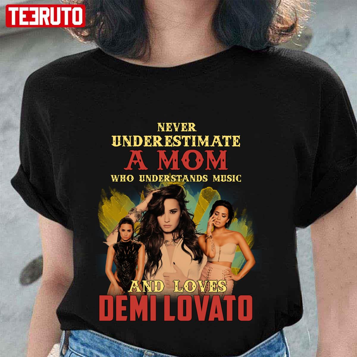 Never Underestimate A Mom Who Loves Demi Unisex Sweatshirt