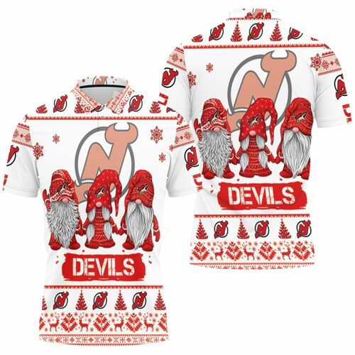 Christmas Gnomes New Jersey Devils Ugly Sweatshirt Christmas 3d Fleece  Bomber Jacket - Teeruto