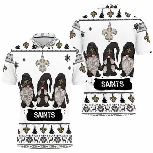 New Orleans Saints Christmas Gnomes Ugly Sweatshirt Christmas 3d Polo Shirt Model A24916 All Over Print Shirt 3d T-shirt