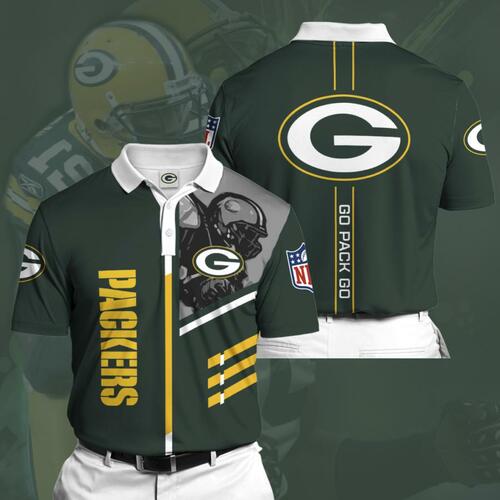 Nfl Green Bay Packers Sports American Football Polo Shirt Shirt All Over Print Shirt 3d T-shirt