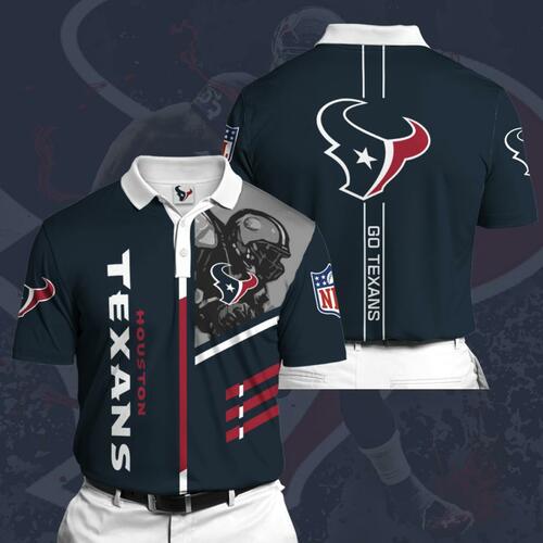 Nfl Houston Texans Sports American Football Polo Shirt Shirt All Over Print  Shirt 3d T-shirt - Teeruto