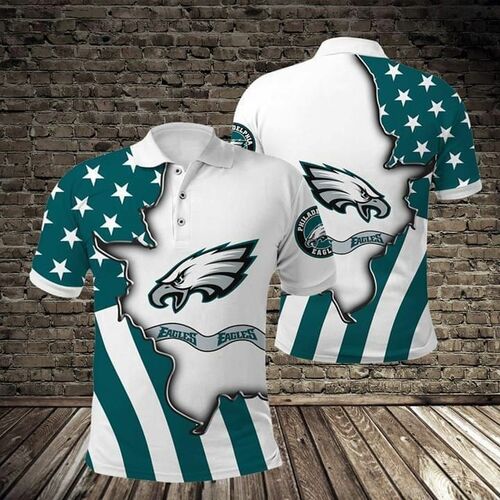 Nfl Philadelphia Eagles For Football Fan 3d Polo Model 4991 All Over Print Shirt 3d T-shirt