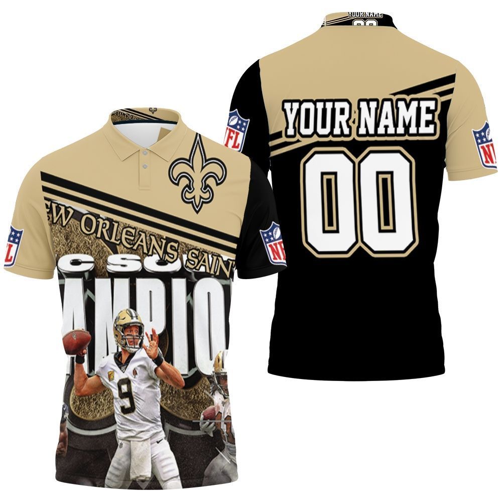 Nfl Season Legends Best Players Nfc South Champions New Orleans Saints 2020 Personalized Polo Shirt All Over Print Shirt 3d T-shirt