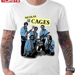 Nicolas And The Cages Nic Cage Band Design Unisex T-shirt