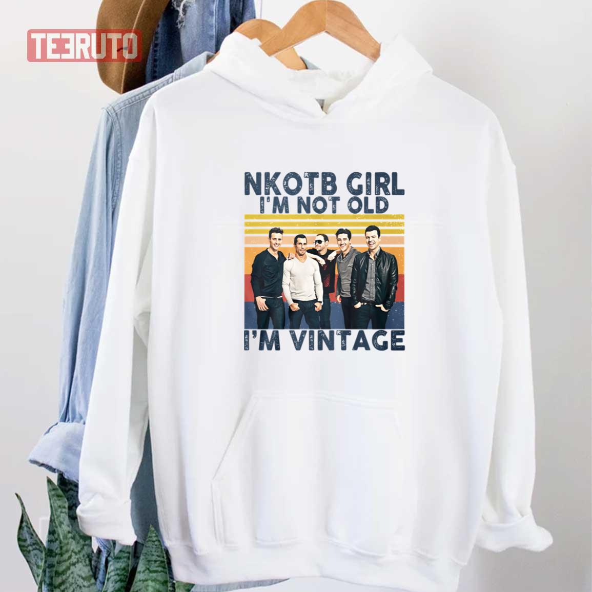 NKOTB Girl I’m Not Old I’m Vintage New Kids On The Block Unisex Sweatshirt