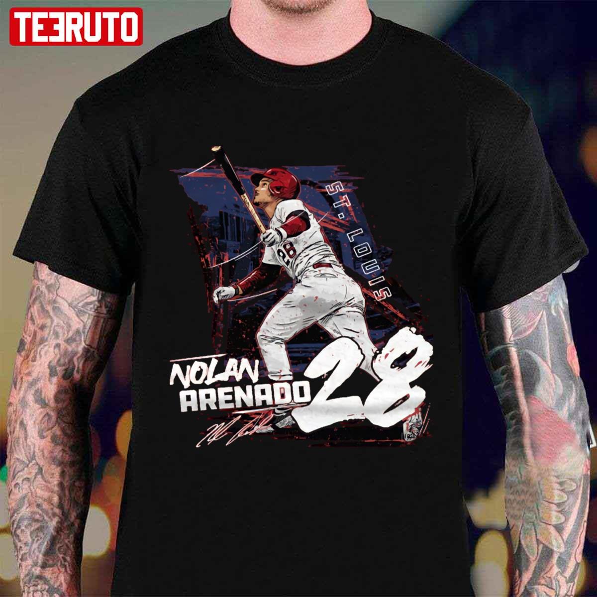 Nolan Arenado 28 ST. Louis Baseball Vintage Graphic Unisex T-shirt