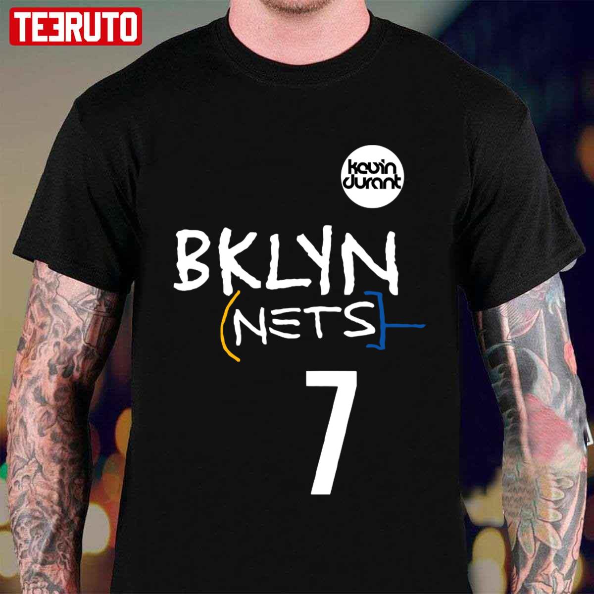 Number 7 Bklyn Kevin Durant Logo Design Unisex T-shirt - Teeruto