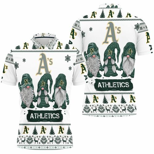 Oakland Athletics Christmas Gnomes Ugly Sweatshirt Christmas 3d Polo Shirt Model A31443 All Over Print Shirt 3d T-shirt