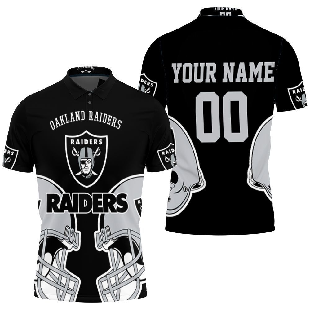 Oakland Raiders Fans 3d Personalized Polo Shirt All Over Print Shirt 3d T-shirt