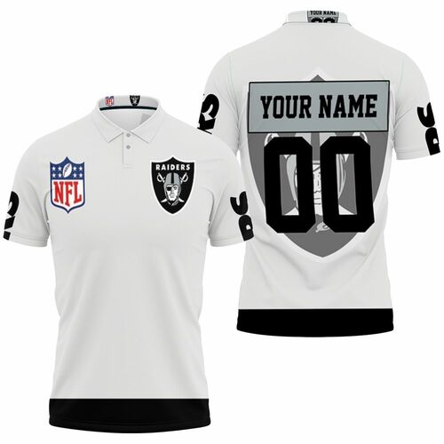 Oakland Raiders Nfl 3d Personalized Polo Shirt Model A6993 All Over Print Shirt 3d T-shirt