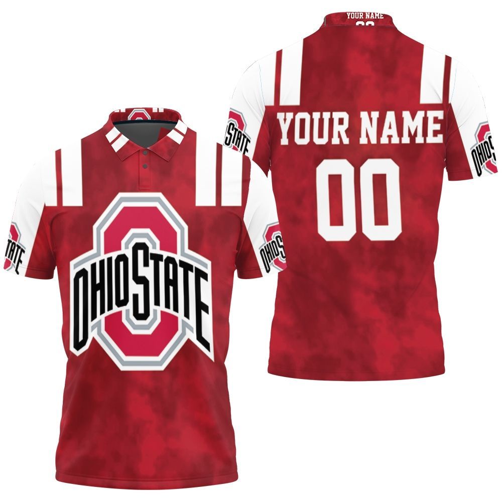 Ohio State Buckeyes Brutus Buckeye 3d All Over Personalized Polo Shirt All Over Print Shirt 3d T-shirt