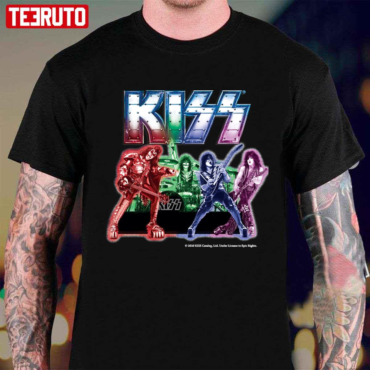 Original Vintage Kiss Band Concert Graphic Unisex T-shirt - Teeruto