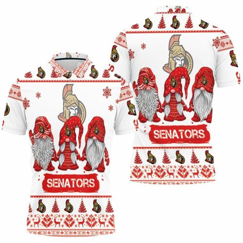 Ottawa Senators Christmas Gnomes Ugly Sweatshirt Christmas 3d Polo Shirt Model A31445 All Over Print Shirt 3d T-shirt