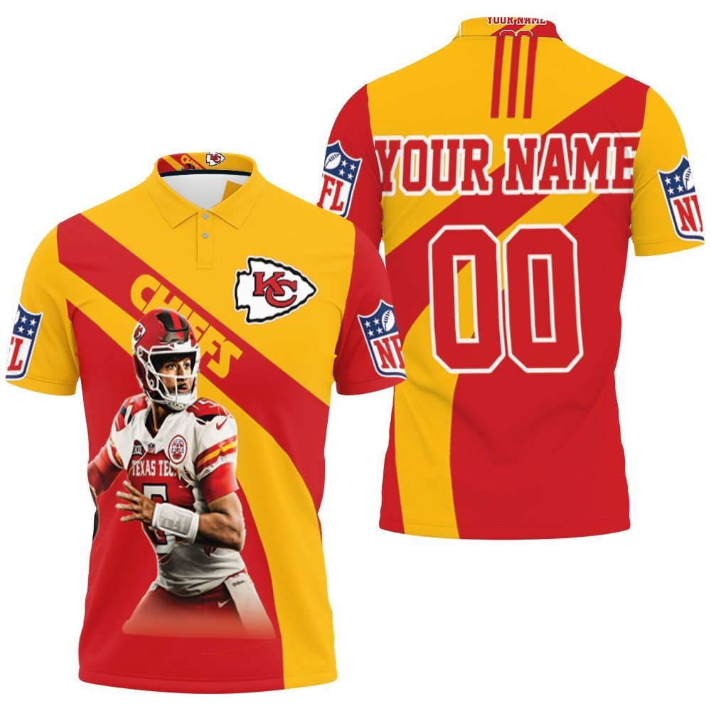 Patrick Manohomes 15 Kansas City Chiefs Afc West Division Champions Super Bowl 2021 Personalized Polo Shirt All Over Print Shirt 3d T-shirt