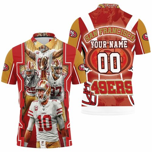 Personalized Super Bowl San Francisco 49ers Nfc Champions Polo Shirt Model A7408 All Over Print Shirt 3d T-shirt