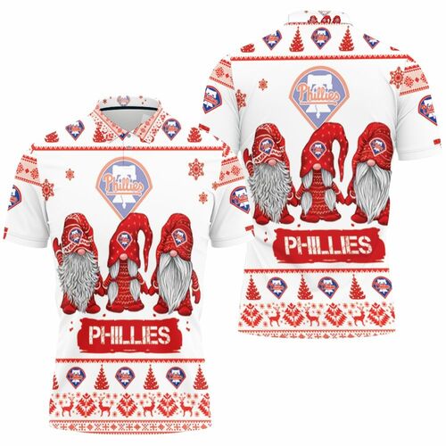 Philadelphia Phillies Christmas Gnomes Ugly Sweatshirt Christmas 3d Polo Shirt Model A31448 All Over Print Shirt 3d T-shirt