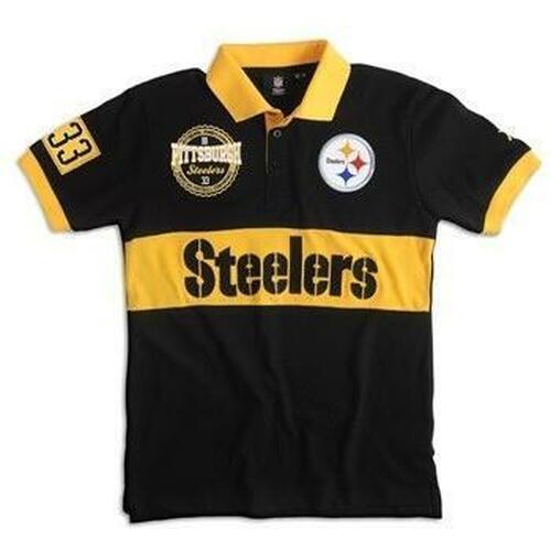 Pittsburgh Steelers Wordmark Rugby Polo Shirt 3d All Over Print Shirt All Over Print Shirt 3d T-shirt