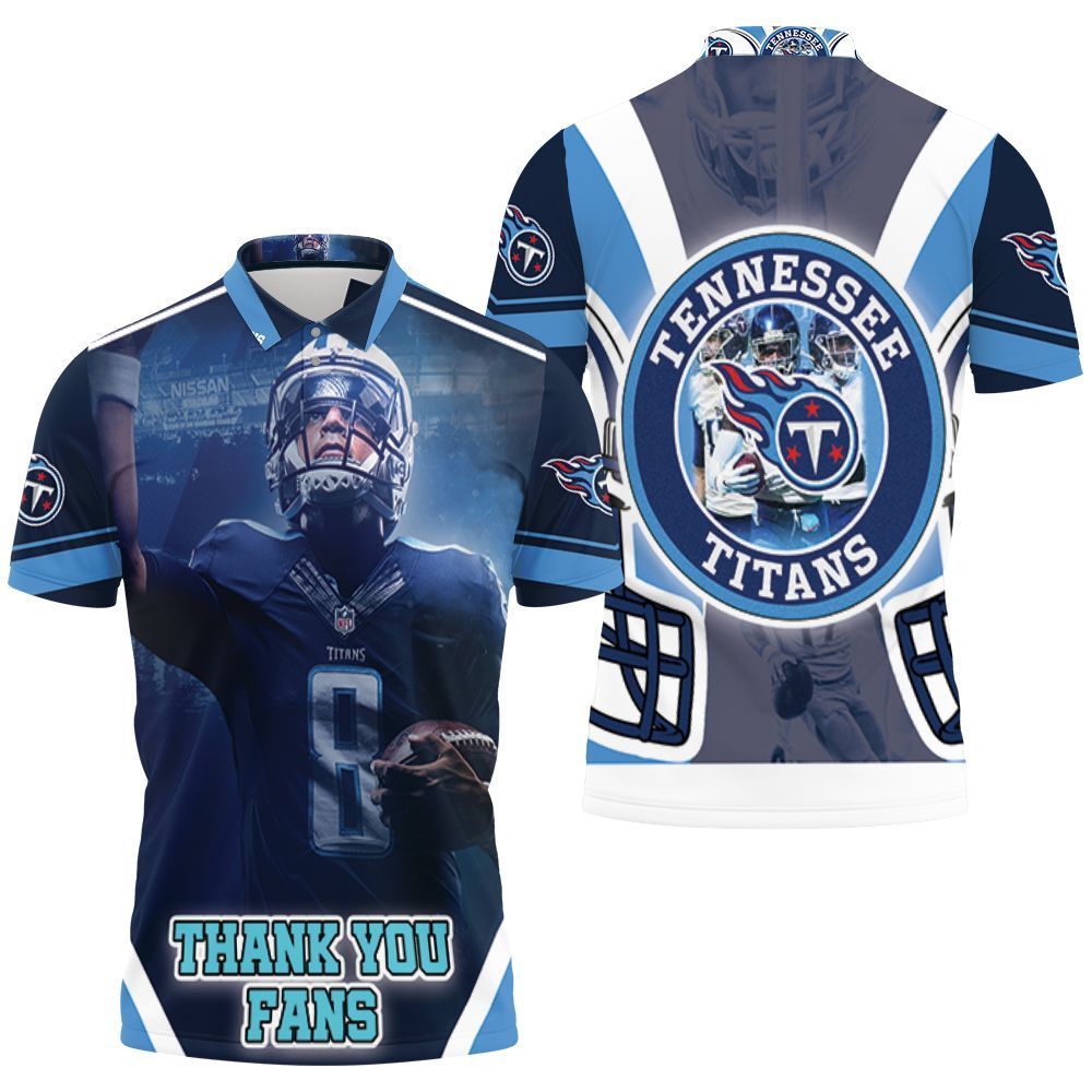 Player Stevie Mcnair 9 Tennessee Titans Afc South Division Champions Super Bowl 2021 3d Polo Shirt Jersey All Over Print Shirt 3d T-shirt