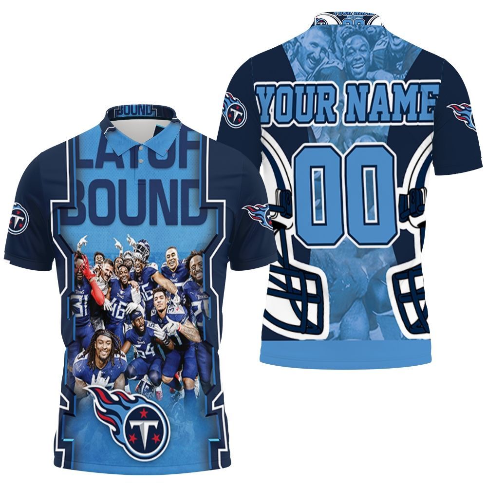 Playoff Round Tennessee Titans Afc South Champions Super Bowl 2021 Personalized Polo Shirt All Over Print Shirt 3d T-shirt