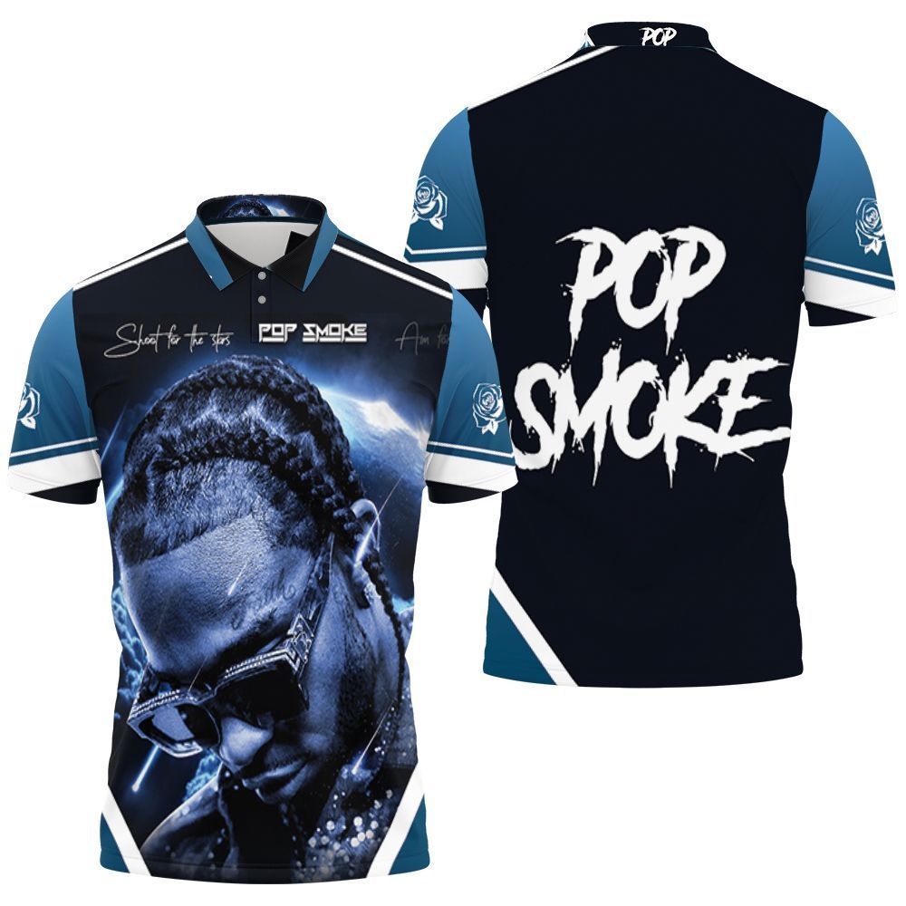 Pop Smoke 2021 Shooting Star Meet The Woo Toon Rap Hip Hop Style Album 3d Polo Shirt Jersey All Over Print Shirt 3d T-shirt