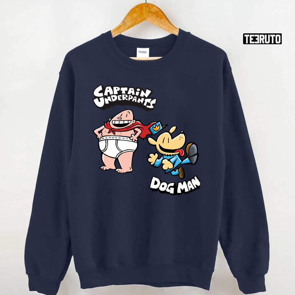 Proud Captain Underpants And Dog Man Unisex Sweatshirt