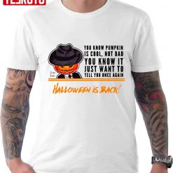 Pumpkin Jackson Halloween Is Back Happy Halloween Unisex T-Shirt