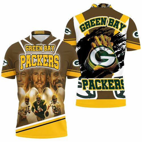 Qbs Bart Starr 15 Brett Favre 4 Aaron Rodgers 12 Green Bay Packers For Fans Polo Shirt Model A31724 All Over Print Shirt 3d T-shirt