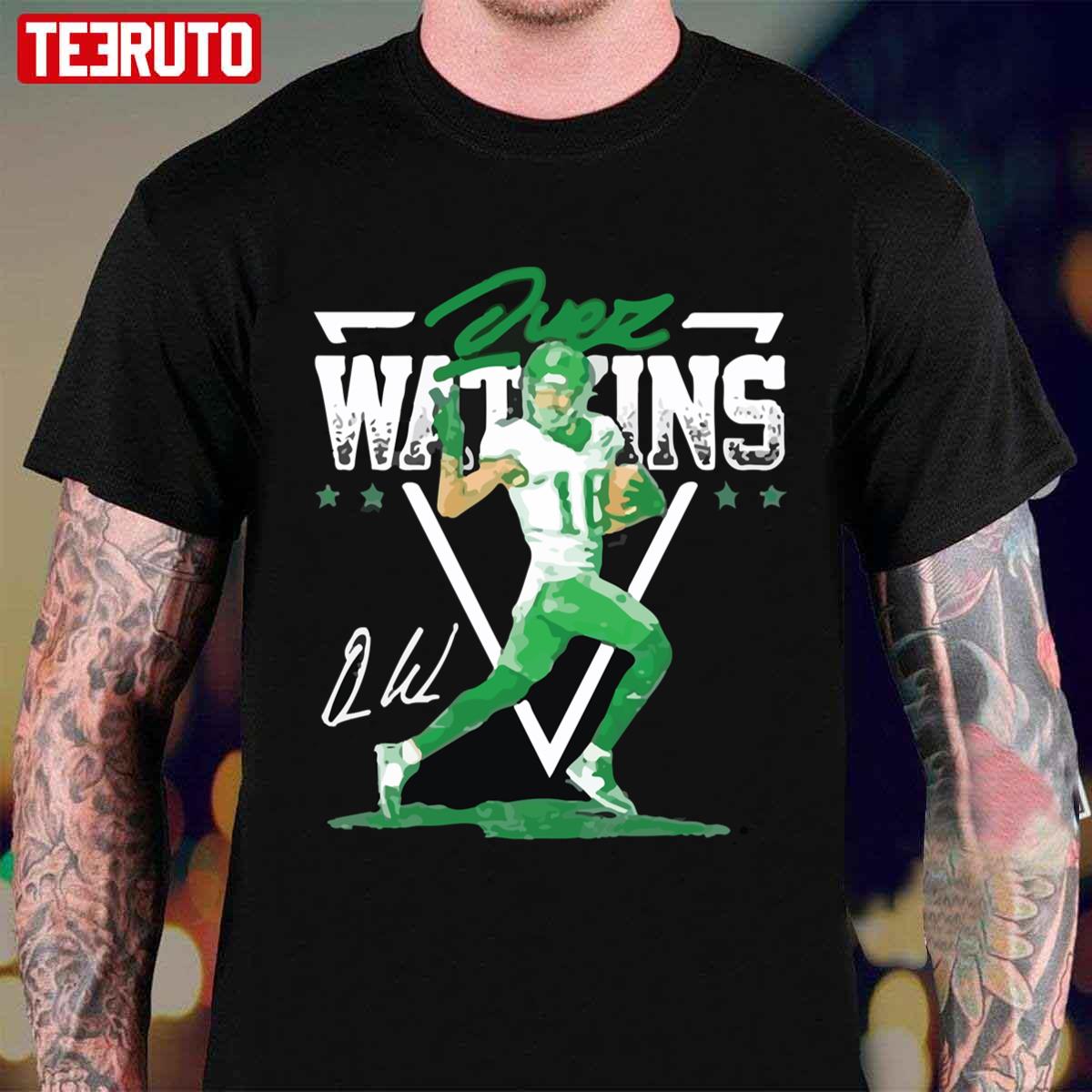 Quez Watkins With Signs Team Philadelphia Eagles Unisex T-Shirt - Teeruto