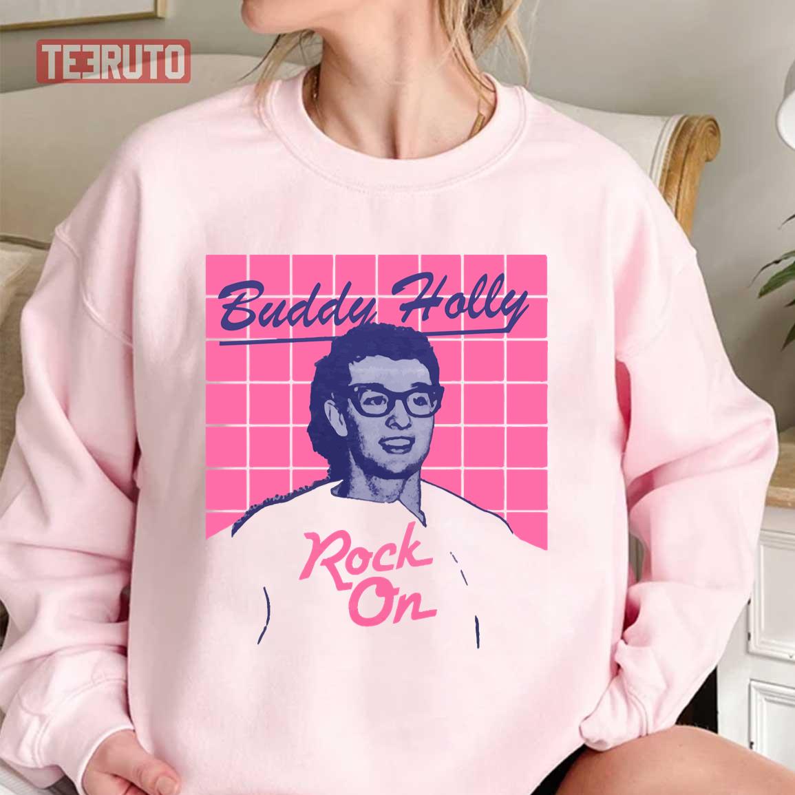 Rock On Buddy Holly Unisex Sweatshirt