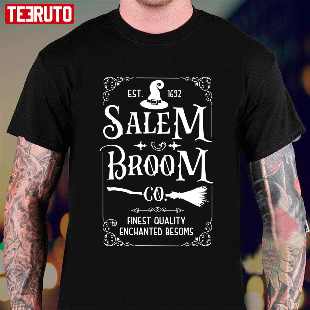 Salem Broom Company 1692 Vintage Witch Halloween Unisex Sweatshirt