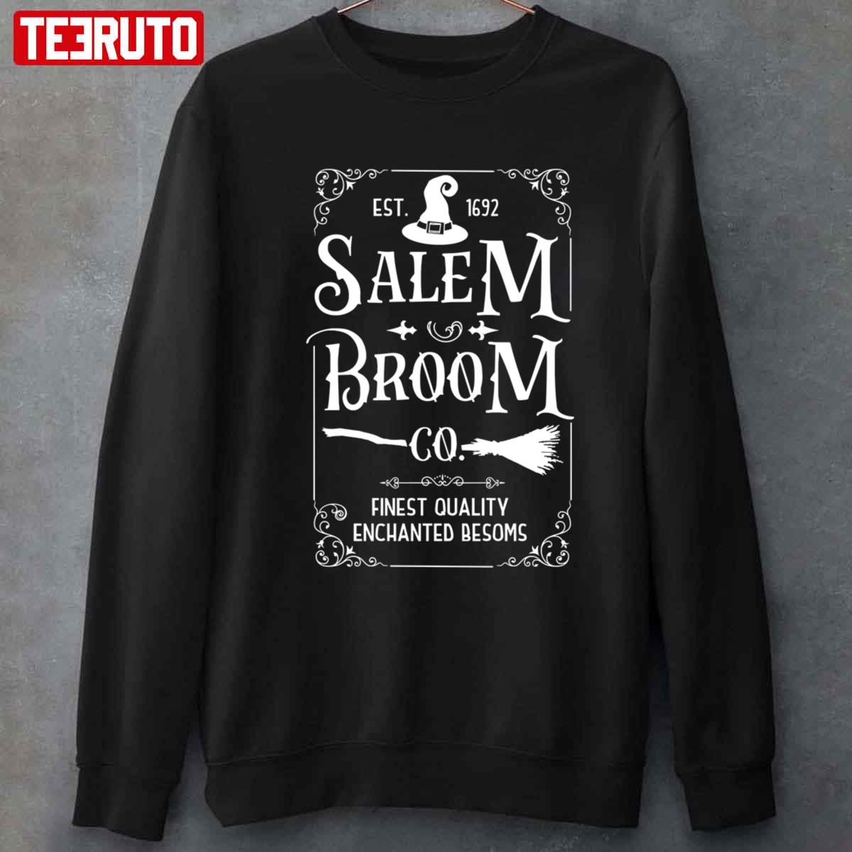 Salem Broom Company 1692 Vintage Witch Halloween Unisex Sweatshirt