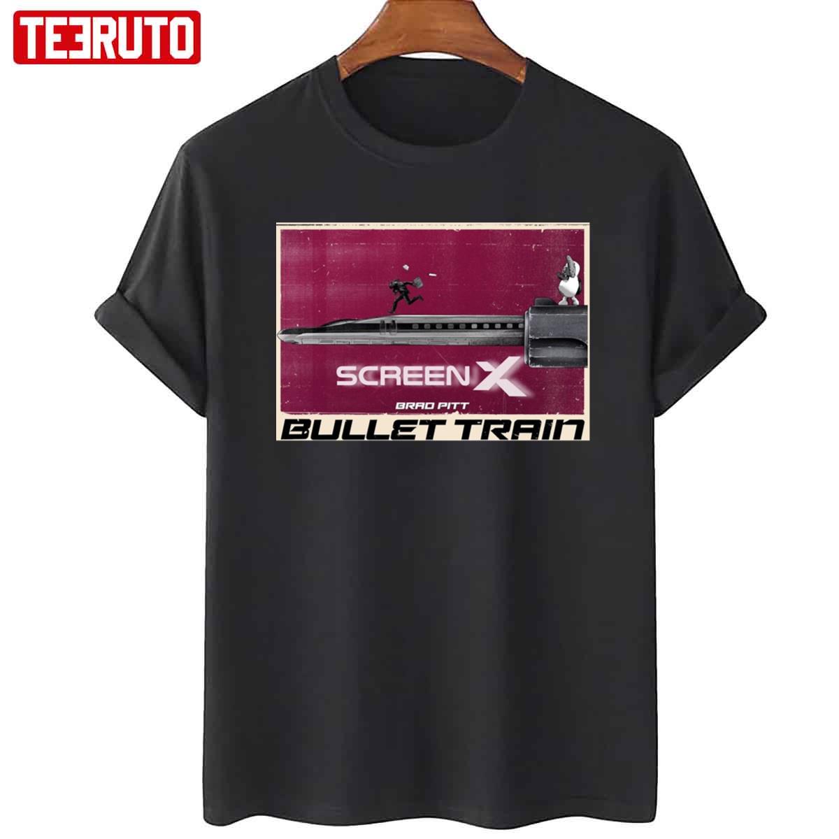 Screen X Brad Pitt Bullet Train Unisex T-Shirt
