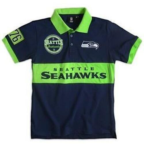 Seattle Seahawks Wordmark Rugby Polo Shirt 3d All Over Print Shirt All Over Print Shirt 3d T-shirt