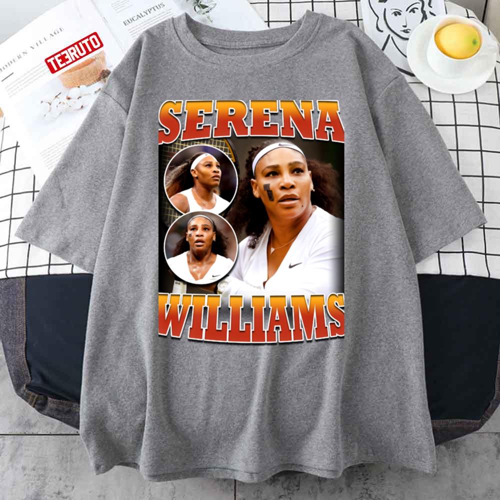 Serena Williams Vintage Homage 90s Retro Fanart Unisex T-Shirt