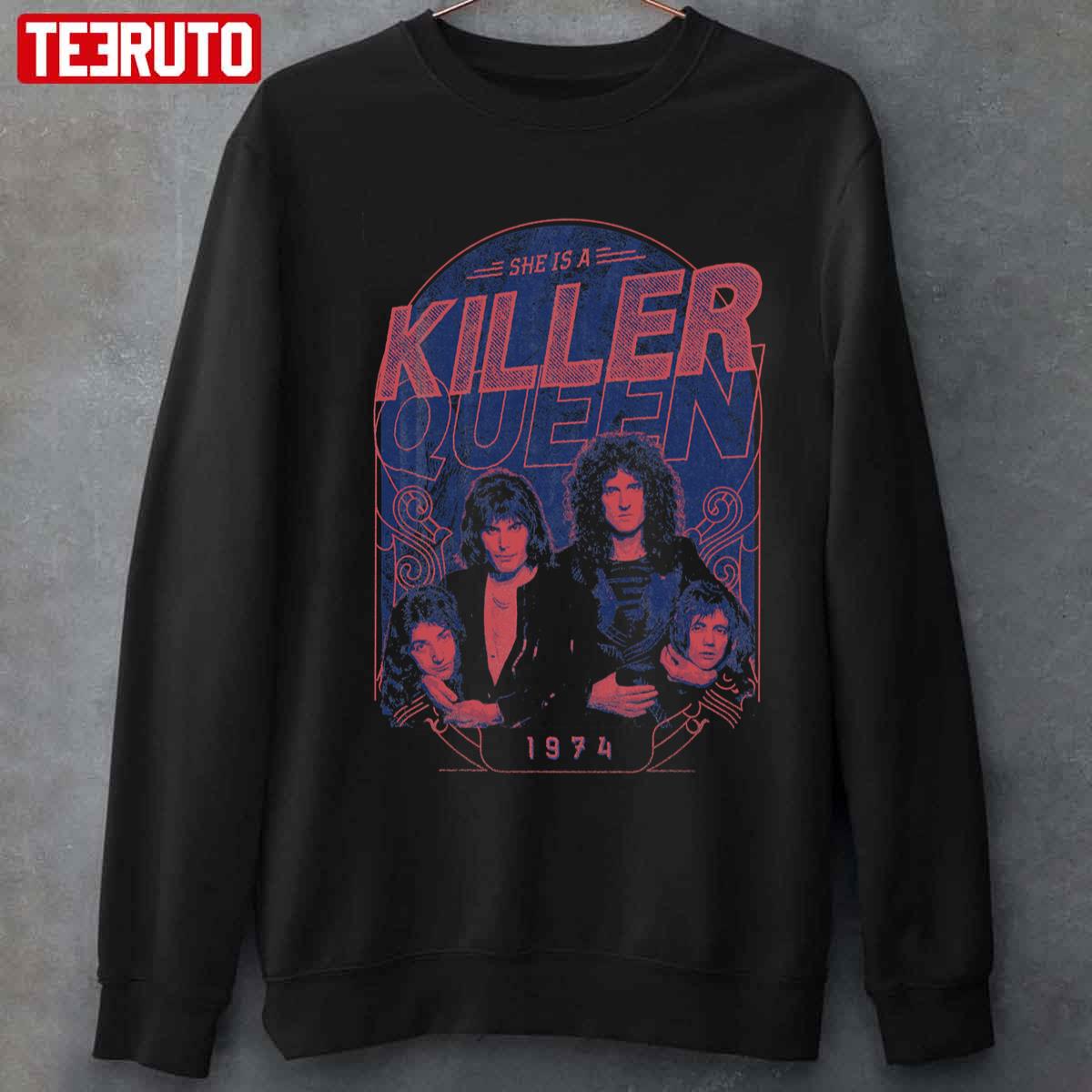 She Is A Killer Queen 1974 Unisex Sweatshirt