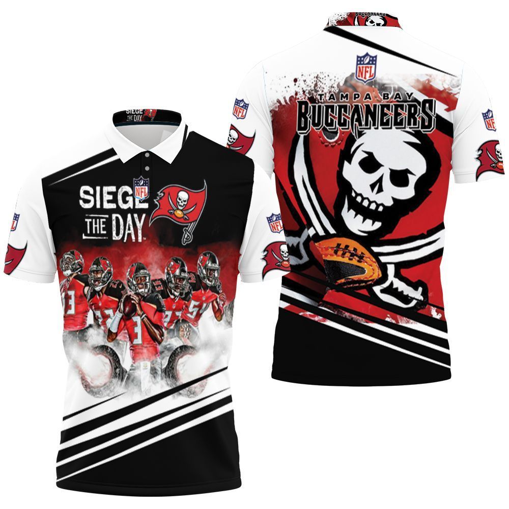 Siege The Day Tampa Bay Buccaneers Nfc South Division Champions Super Bowl 2021 (2) 3d Polo Shirt Jersey All Over Print Shirt 3d T-shirt