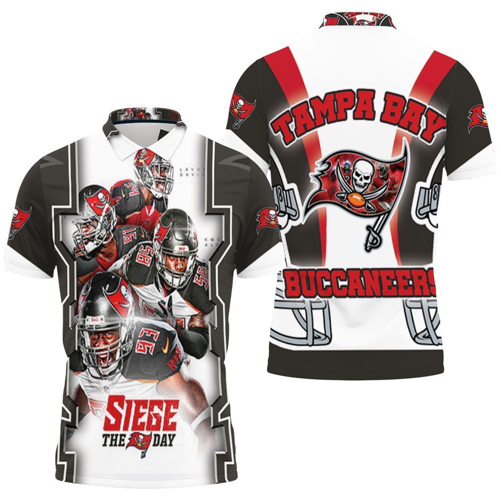 Siege The Day Tampa Bay Buccaneers Nfc South Division Champions Super Bowl 2021 3d Polo Shirt Jersey All Over Print Shirt 3d T-shirt