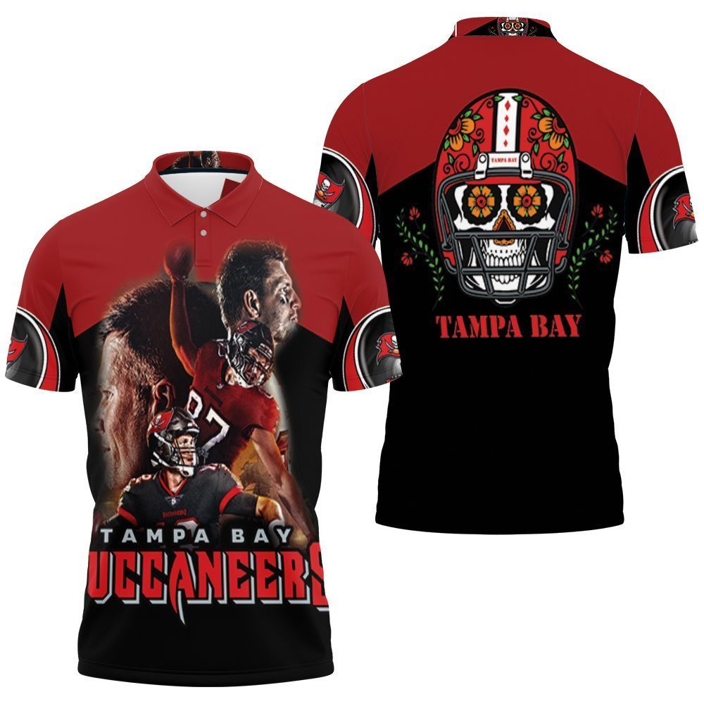 Skull Tampa Bay Buccaneers Nfc South Division Champions Super Bowl 2021 3d Polo Shirt Jersey All Over Print Shirt 3d T-shirt