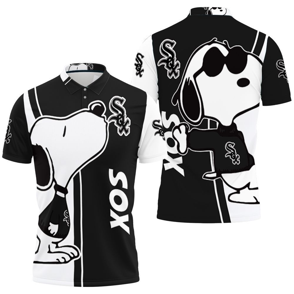 Snoopy Lover Chicago White Sox 3d Printed Polo Shirt All Over Print Shirt 3d T-shirt