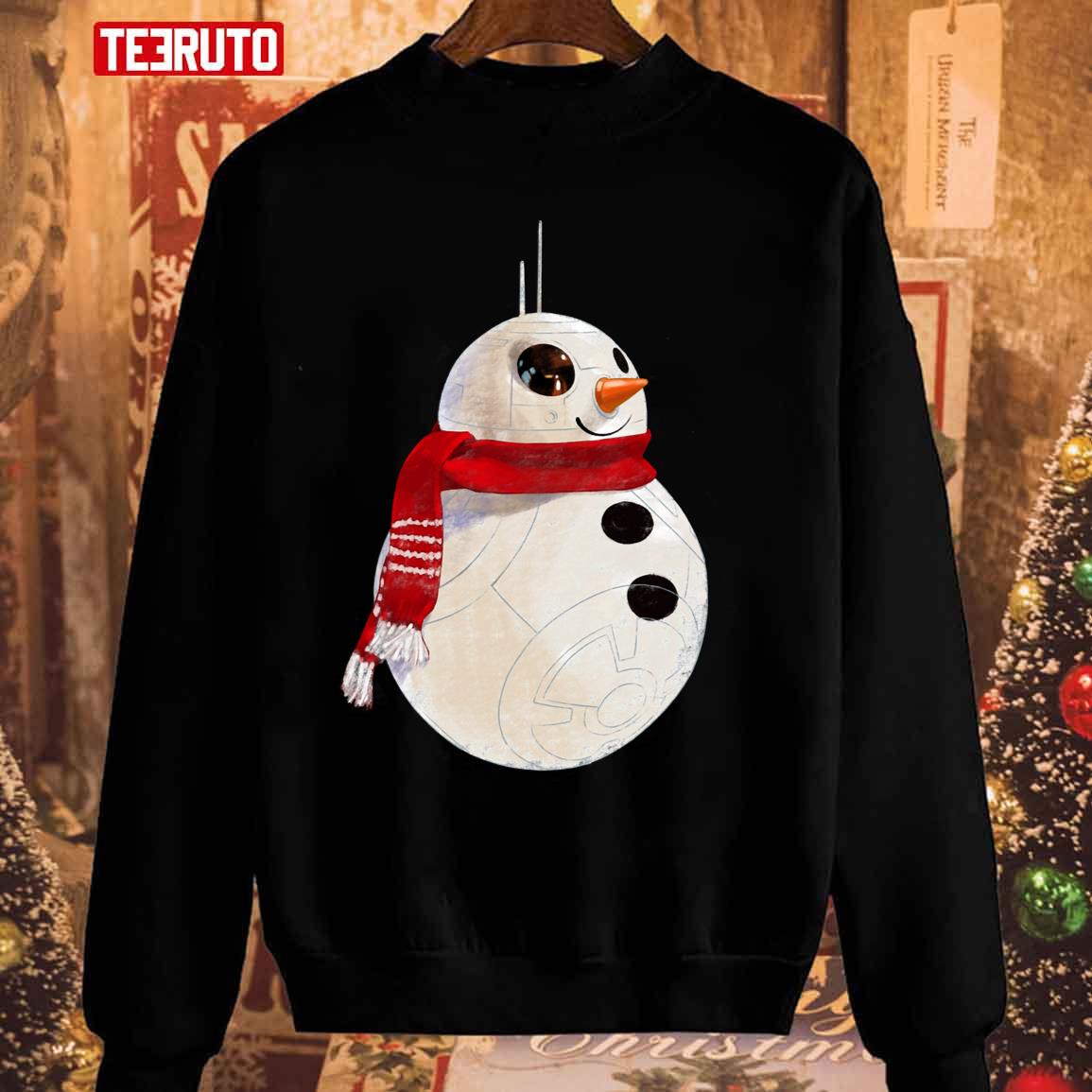 Snowman BB-8 Star Wars Christmas Unisex Sweatshirt