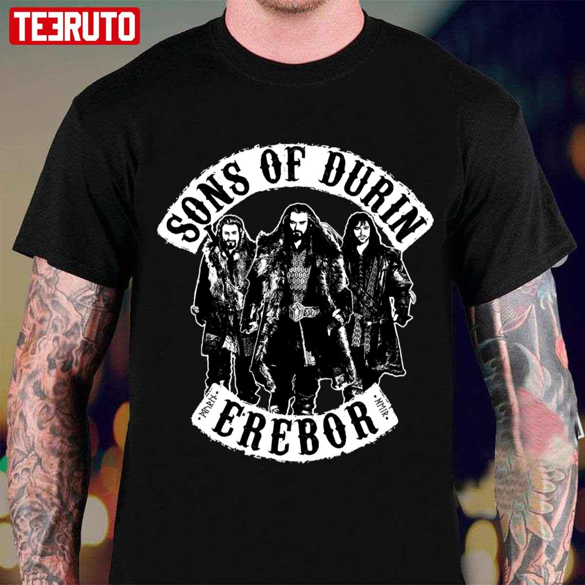 Sons Of Durin Erebor The Hobbit The Lord Of The Rings Unisex T-Shirt