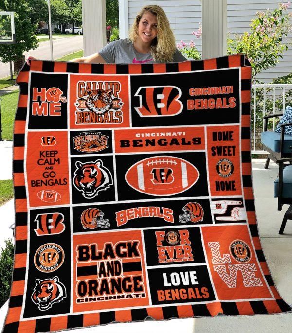 Cincinnati Bengals Blanket Slant Design Raschel Blanket – Sports Addict