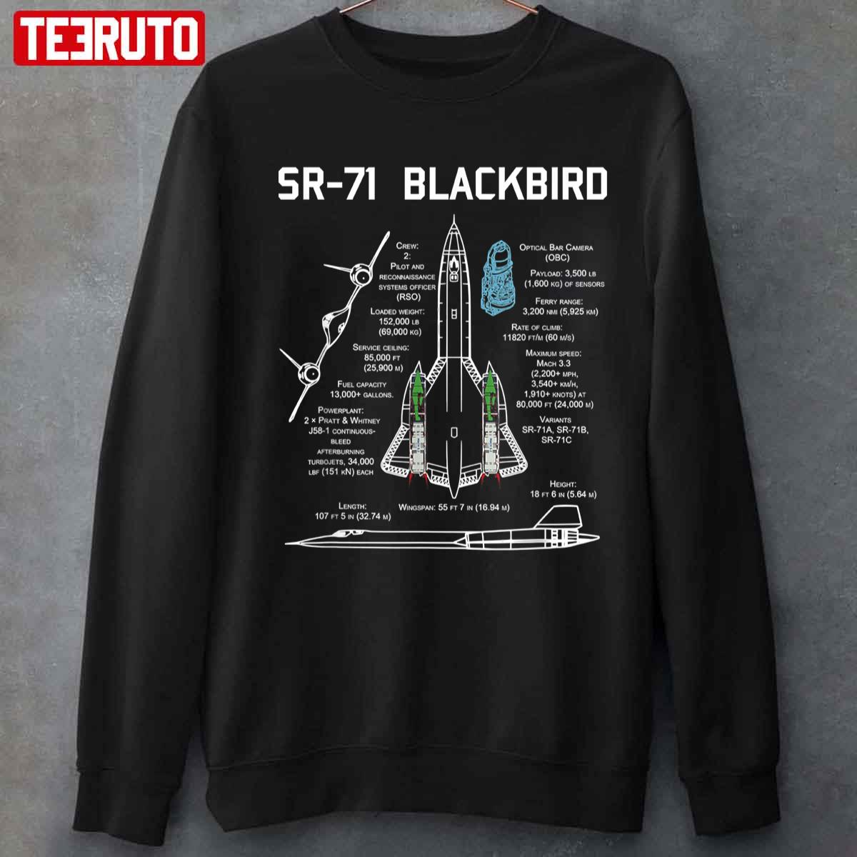 SR-71 Blackbird Lockheed Martin Unisex Sweatshirt