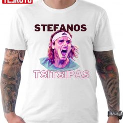 Stefanos Tsitsipas Illustration Unisex T-shirt