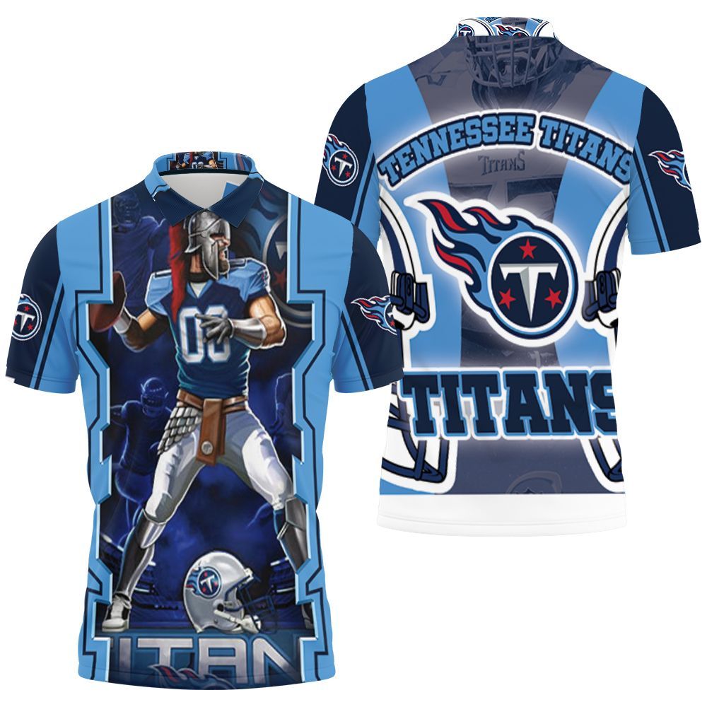 Stephen Gostkowski #03 Tennessee Titans 2021 Super Bowl Afc South Division Champions Polo Shirt All Over Print Shirt 3d T-shirt